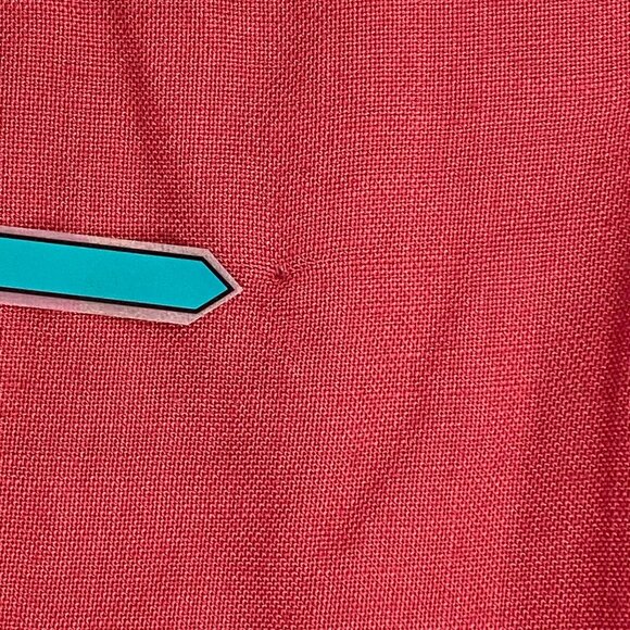 Vintage 50s Presige Junior of New York Womens Dress | Pink | Pockets Belted - Picture 6 of 14